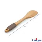 قاشق و کفگیر یونیک چوبی دسته سیلیکون UN-1110
