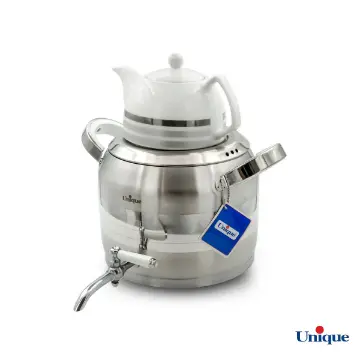 ست کتری قوری 5 لیتر یونیک UN-7295 دسته استیل کالیت نسوز