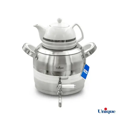 ست کتری قوری 5 لیتر یونیک UN-7295 دسته استیل کالیت نسوز
