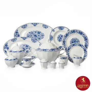 سرویس فلورنتیا نئوکلاسیک چینی زرین 12 نفره 103 پارچه