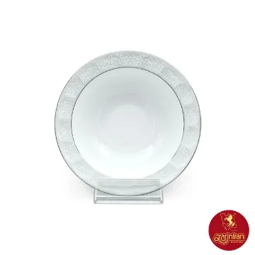 پیاله چینی زرین نئوکلاسیک طرح دلسا سایز 14