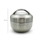 ظرف غذا C010 گرد استیل 304 یک لیتری