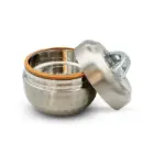 ظرف غذا C010 گرد استیل 304 یک لیتری