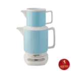 چای ساز چینی زرین مارک زی پاستل سرویس سماور و قوری