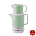 چای ساز چینی زرین مارک زی پاستل سرویس سماور و قوری