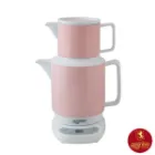 چای ساز چینی زرین مارک زی پاستل سرویس سماور و قوری