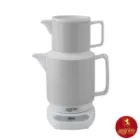 چای ساز چینی زرین مارک زی پاستل سرویس سماور و قوری