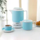 چای ساز چینی زرین مارک زی پاستل سرویس سماور و قوری