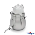 کتری و قوری 4.5 لیتر استیل یونیک UN-7209 دسته استیل