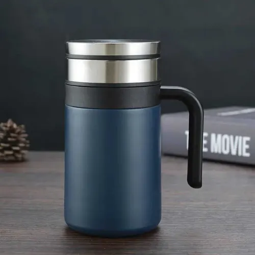 تراول ماگ New Office Cup دوجداره دسته دار 420 میلی لیتر