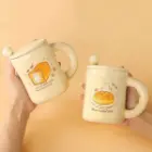 ماگ سرامیکی BAKE YOUR DAY درب دار همراه با قاشق