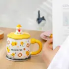 ماگ اردک درب دار سرامیکی همراه با قاشق