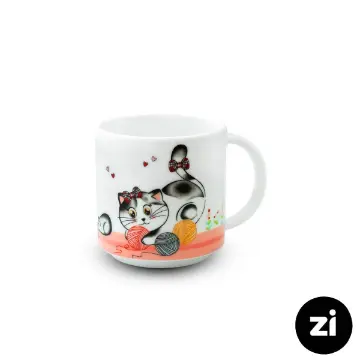 ماگ چینی زرین مارک زی فرم اس طرح گربه اسموکی 250 سی سی