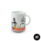ماگ دسته دار چینی زرین Zi فرم اس گربه اسموکی 300 سی سی
