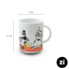 ماگ دسته دار چینی زرین Zi فرم اس گربه اسموکی 300 سی سی