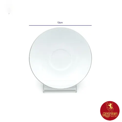 زیر استکانی سمن چینی زرین نعلبکی دوری سایز 13