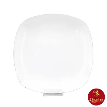 نمایش جزئیات برای بشقاب غذاخوری سفید کواترو چینی زرین تخت 26 بشقاب غذاخوری سفید کواترو چینی زرین تخت 26