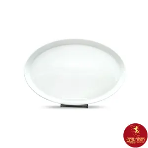 سینی بیضی سفید شهرزاد چینی زرین سایز 26