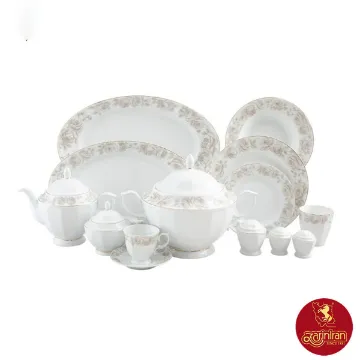 سرویس پرنسا نئوکلاسیک چینی زرین 12 نفره 103 پارچه