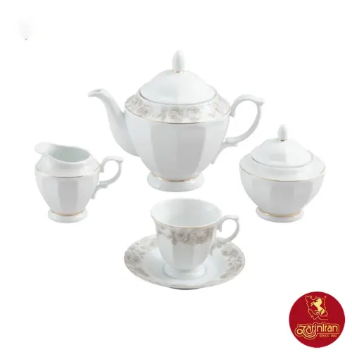 سرویس پرنسا نئوکلاسیک چینی زرین 12 نفره 103 پارچه