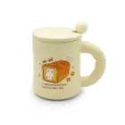 ماگ سرامیکی BAKE YOUR DAY درب دار همراه با قاشق