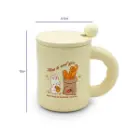 ماگ سرامیکی BAKE YOUR DAY درب دار همراه با قاشق
