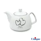 قوری چینی یونیک مدل قلب UN-7542