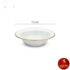 سالادخوری زرین رزگلد چینی زرین ایتالیا اف سایز 14 کوچک