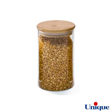 نمایش جزئیات برای بانکه شیشه ای درب چوبی 15 سانتیمتر یونیک UN-1748 بانکه شیشه ای 15 سانتیمتر مربع درب چوبی یونیک UN-1748