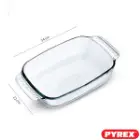 تابه پیرکس فرانسه مستطیل کوچک