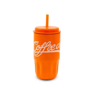 ماگ استیل coffee cup نی دار 500 میلی لیتر
