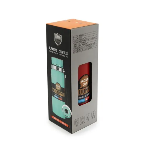 فلاسک Vacuum Cup Sports دماسنج دار N 800 با جعبه