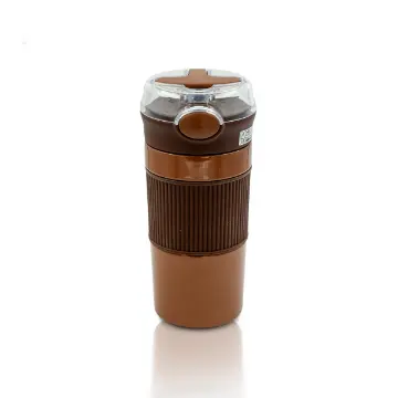 تراول ماگ 400 میلی لیتر Straw coffeecup