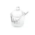 ظرف شیشه ای امپراطور قاشق دار کد GB1853H-4