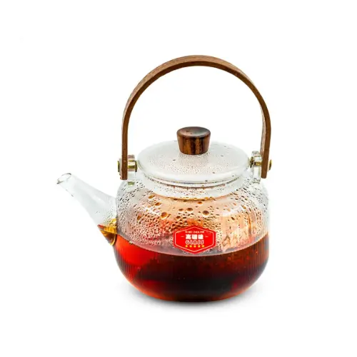قوری دمنوش دسته چوبی XM8501