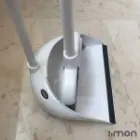 جارو و خاک انداز دسته بلند سفید نارین
