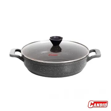 تابه گرانیتی دو دسته کاندید مدل پروانه سایز 28
