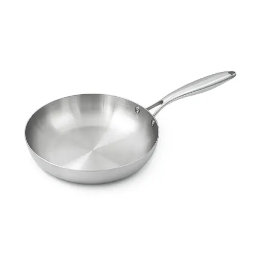 تابه 24 استیل 304 تک دسته Enjoy Cooking Hongli سنگین با کیفیت