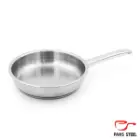 ماهیتابه سایز 200 تک دسته فلزی بلند (کف سه لایه) پارس استیل