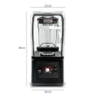 مخلوط کن صنعتی 1.6 لیتری Food Blender  سایلنسر دار
