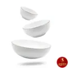 سرویس پیاله رزگلد ایتالیا اف چینی زرین 13 پارچه