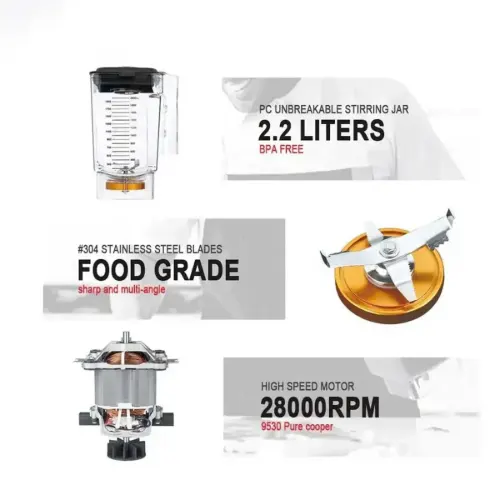 مخلوط کن 2 لیتری صنعتی Commecrial Blender 388