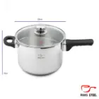 دیگ زودپز کف 3 لایه پارس استیل