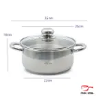 سرویس قابلمه 8 پارچه با دسته فلزی پارس استیل