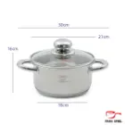 سرویس قابلمه 8 پارچه با (کف سه لایه) پارس استیل