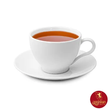 سرویس چای خوری چینی زرین آذر سفید 12 پارچه سایز 9