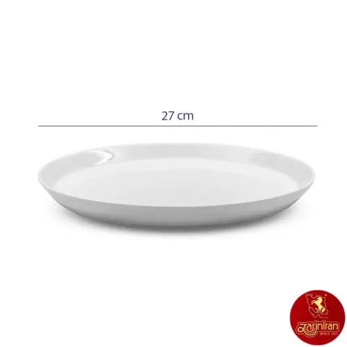 بشقاب تخت چینی زرین سایز 27