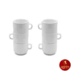 فنجان قهوه چینی زرین هتلی 49 سفید 7.5 حجم 180 سی سی