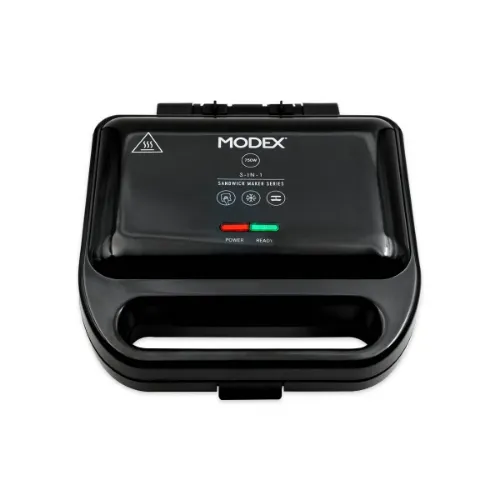 ساندویچ ساز چند کاره مودکس SM700 با 3 صفحه ساندویچ گریل و وافل