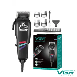 بسته بندی ماشین اصلاح مشکی با سیم VGR-129